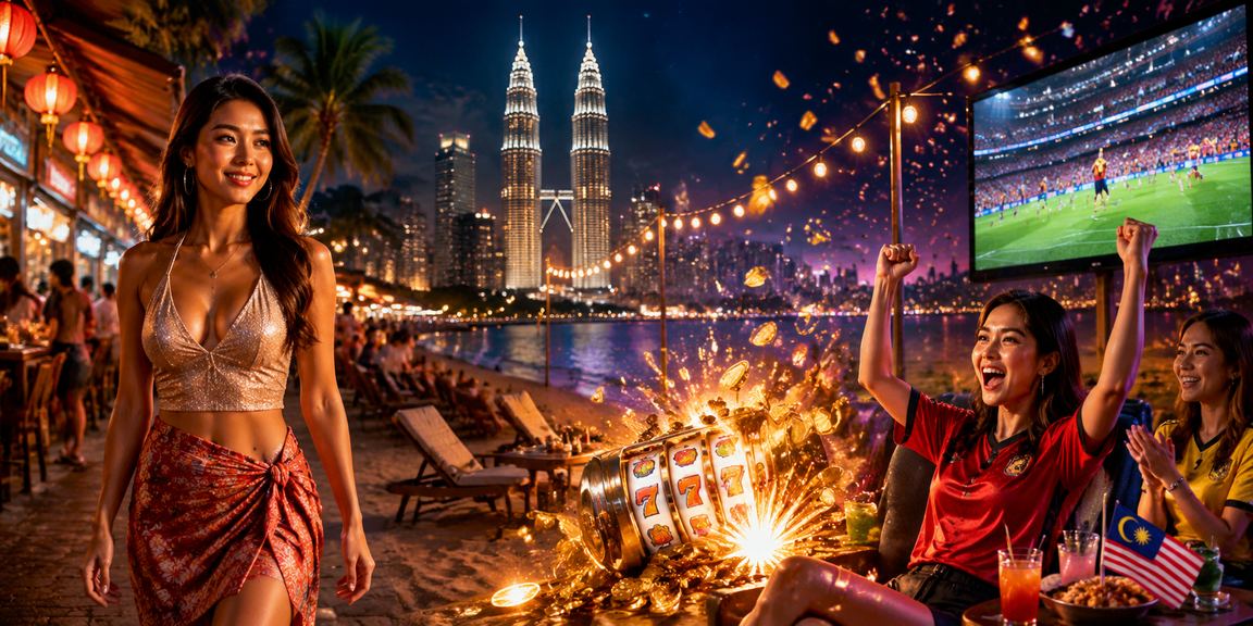 Pemain Malaysia bermain slot dalam talian dengan telefon pintar di Kuala Lumpur