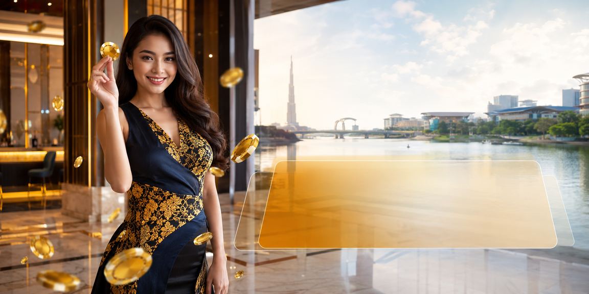 Suasana permainan kad dan loteri dalam talian di Putrajaya dengan gaya pakaian Melayu